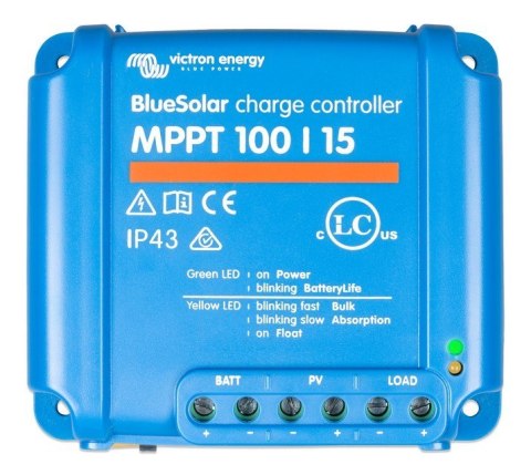 Victron Energy Regulator ładowania Blue Solar MPPT 100V/15A Victron Energy Regulator ładowania Blue Solar MPPT 100V/15A