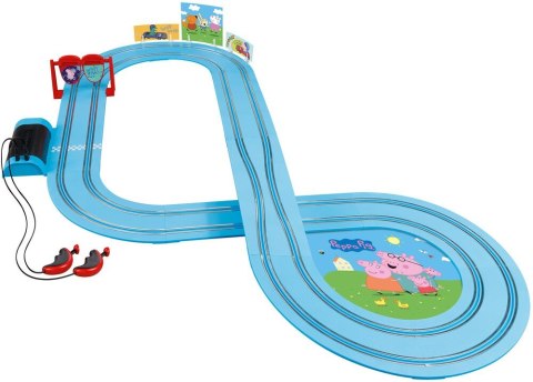 Carrera Tor wyścigowy First Świnka Peppa wyścigi mydelniczek 2,9m Carrera Tor wyścigowy First Świnka Peppa wyścigi mydelniczek 2,9m