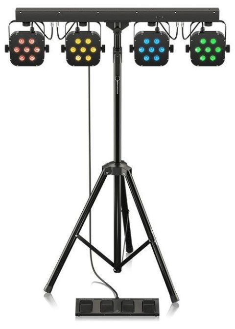 Behringer STAGE TRI LED BUNDLE ST1 Zestaw 4xLEDPAR z kontrolerem + statyw Behringer STAGE TRI LED BUNDLE ST1 Zestaw 4xLEDPAR z kontrolerem + statyw