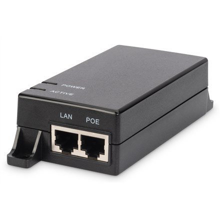 Zasilacz/Adapter PoE 802.3af aktywnymax. 48V 15.4W 10/100/1000Mbps Zasilacz/Adapter PoE 802.3af aktywnymax. 48V 15.4W 10/100/1000Mbps