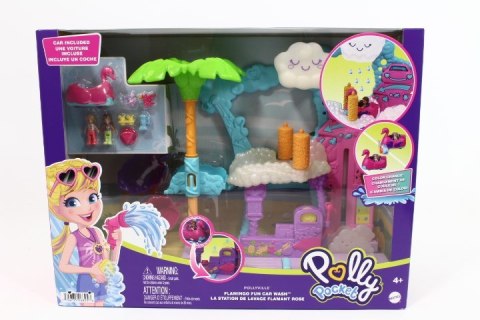Polly Pocket Flamingowa myjnia Zestaw HHJ05 Polly Pocket Flamingowa myjnia Zestaw HHJ05
