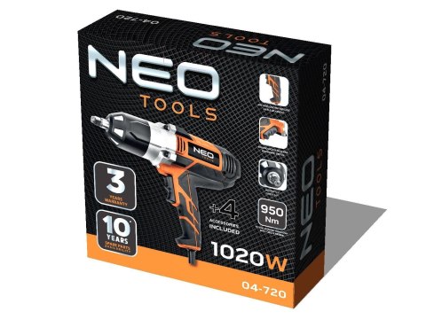 Klucz udarowy 1020W Neo Tools 950 NM Klucz udarowy 1020W Neo Tools 950 NM