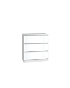 Komoda Malwa M3 BIAŁY POŁYSK