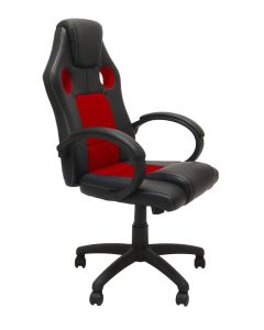 Fotel Enzo ENZO CZARNY CZERWONY
