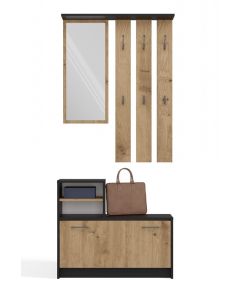 Garderoba Vera VERA ANTRACYT ARTISAN