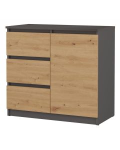 Komoda Malwa 1D3S ANTRACYT ARTISAN