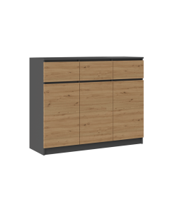 Komoda Malwa 3D3S ANTRACYT ARTISAN