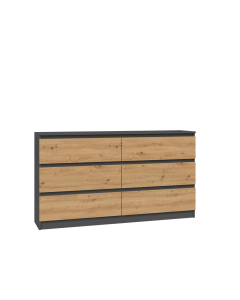 Komoda Malwa M6/140 ANTRACYT ARTISAN