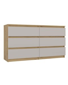 Komoda Malwa M6 140 DĄB ARTISAN KASZMIR