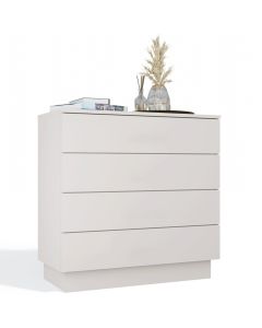 Komoda AMBER 4S Szafka 4 Szuflady Do Sypialni Salonu KASZMIR Beż