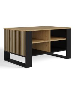 Ława Modern 4P SLIM DĄB ARTISAN CZARNY